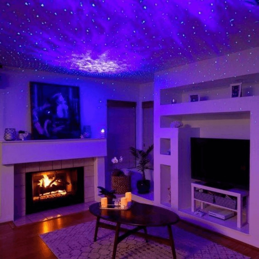 Starry Night Sky LED Projector with Bluetooth Speakers & Remote Control for Bedroom Ceiling Walls | Thomler