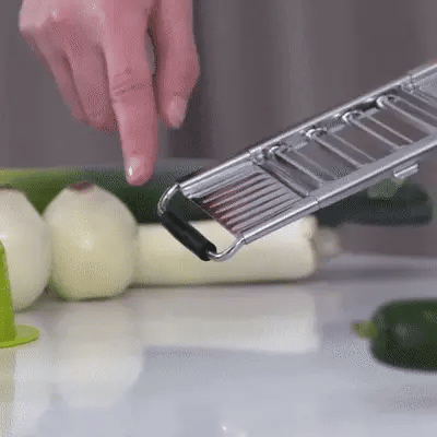 Rallador de verduras manual de acero inoxidable, juego de 4 piezas para cocina, para queso, zanahorias, patatas y calabacines, herramienta de preparación para cocina en casa | Thomler