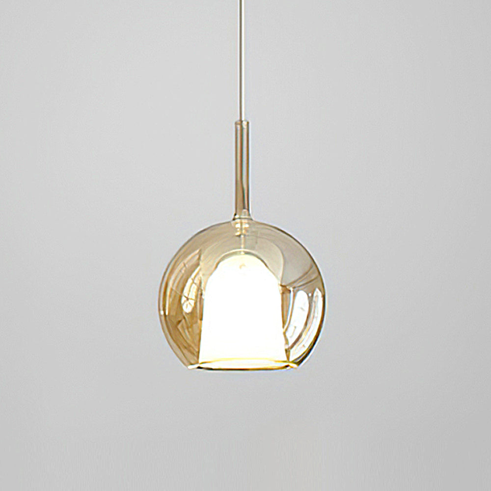 Glazen koepel hanglamp 10 inch voor keukeneiland eetkamer binnenverlichting verstelbare draad metalen hardware | Thomler