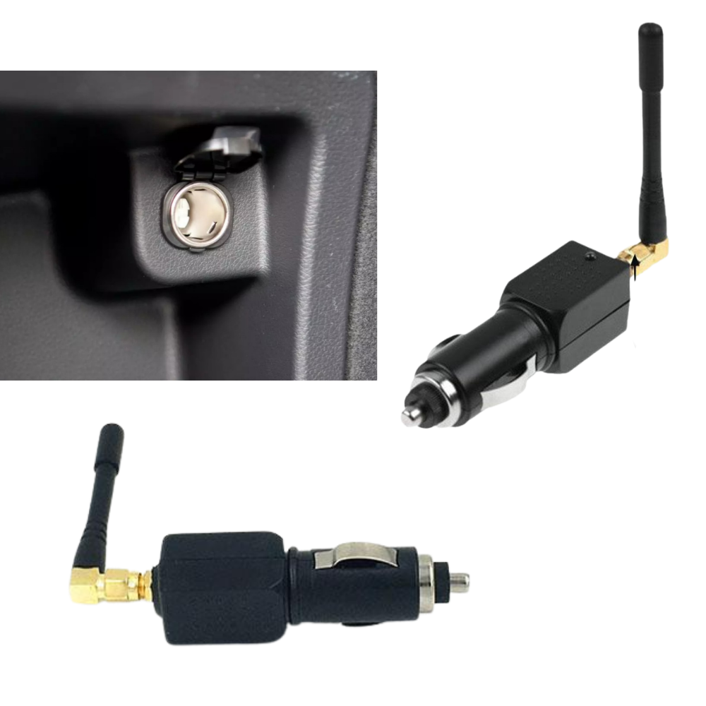 Inhibidor de señal GPS portátil para vehículos, dispositivo de privacidad con adaptador para encendedor de cigarrillos para coches, camiones y SUV, herramienta de protección antirrastreo