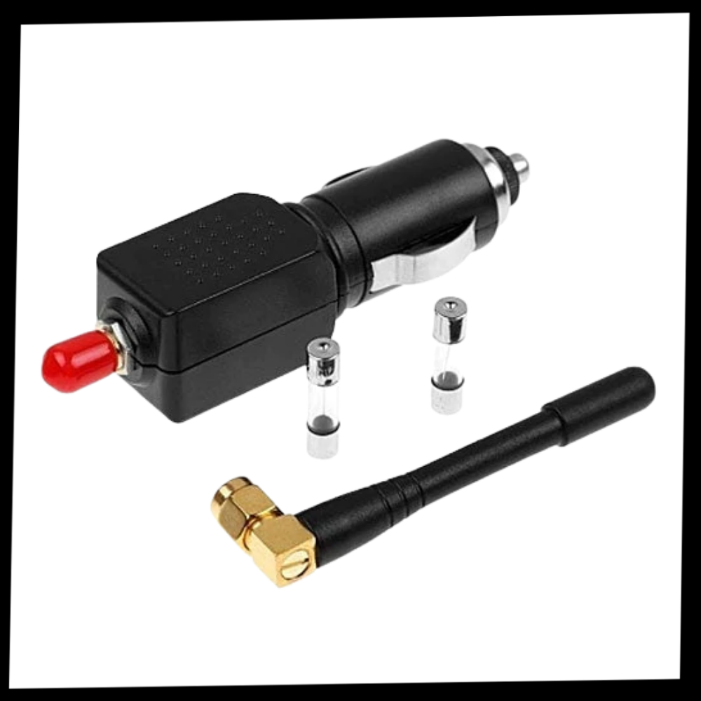 Inhibidor de señal GPS portátil para vehículos, dispositivo de privacidad con adaptador para encendedor de cigarrillos para coches, camiones y SUV, herramienta de protección antirrastreo