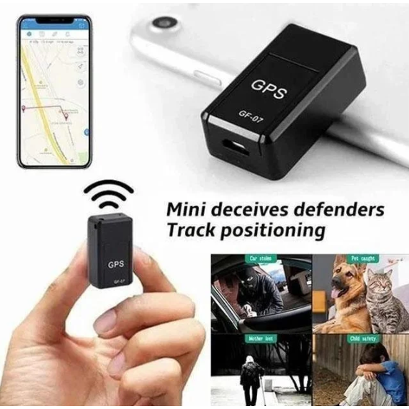 Rastreador GPS magnético compacto para vehículos y más, con seguimiento en tiempo real y batería de larga duración