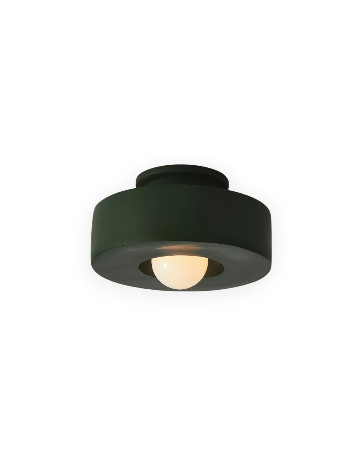 12-Inch Flush Mount LED Ceiling Light Fixture Resin Disc Contemporary Round Panel for Bedroom Hallway Living Room 3000K Warm Glow | Thomler