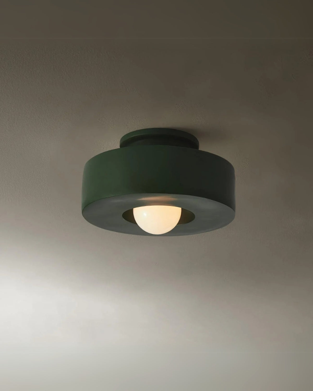 12-Inch Flush Mount LED Ceiling Light Fixture Resin Disc Contemporary Round Panel for Bedroom Hallway Living Room 3000K Warm Glow | Thomler