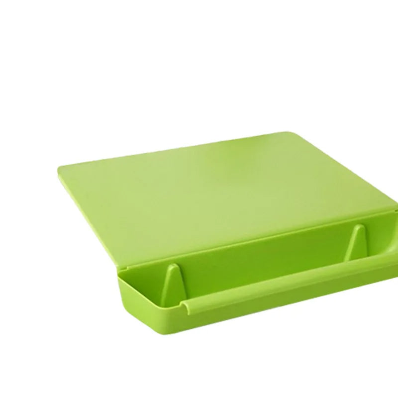 Tabla de cortar 2 en 1 con bandeja contenedora
