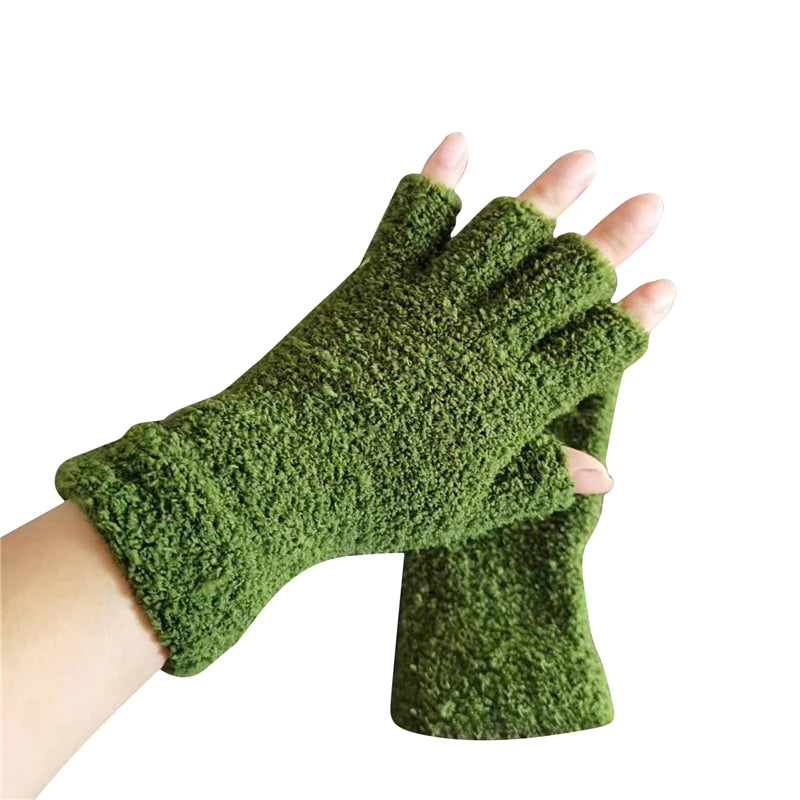 Winter Comfort Gebreide Handschoenen zonder Vingertoppen