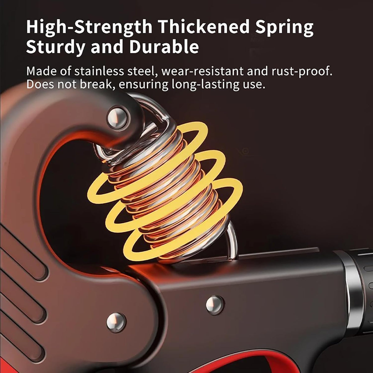 Adjustable Hand Grip Strengthener with Counter Up to 220 lbs Resistance for Forearm Training & Grip Workout at Home or Gym