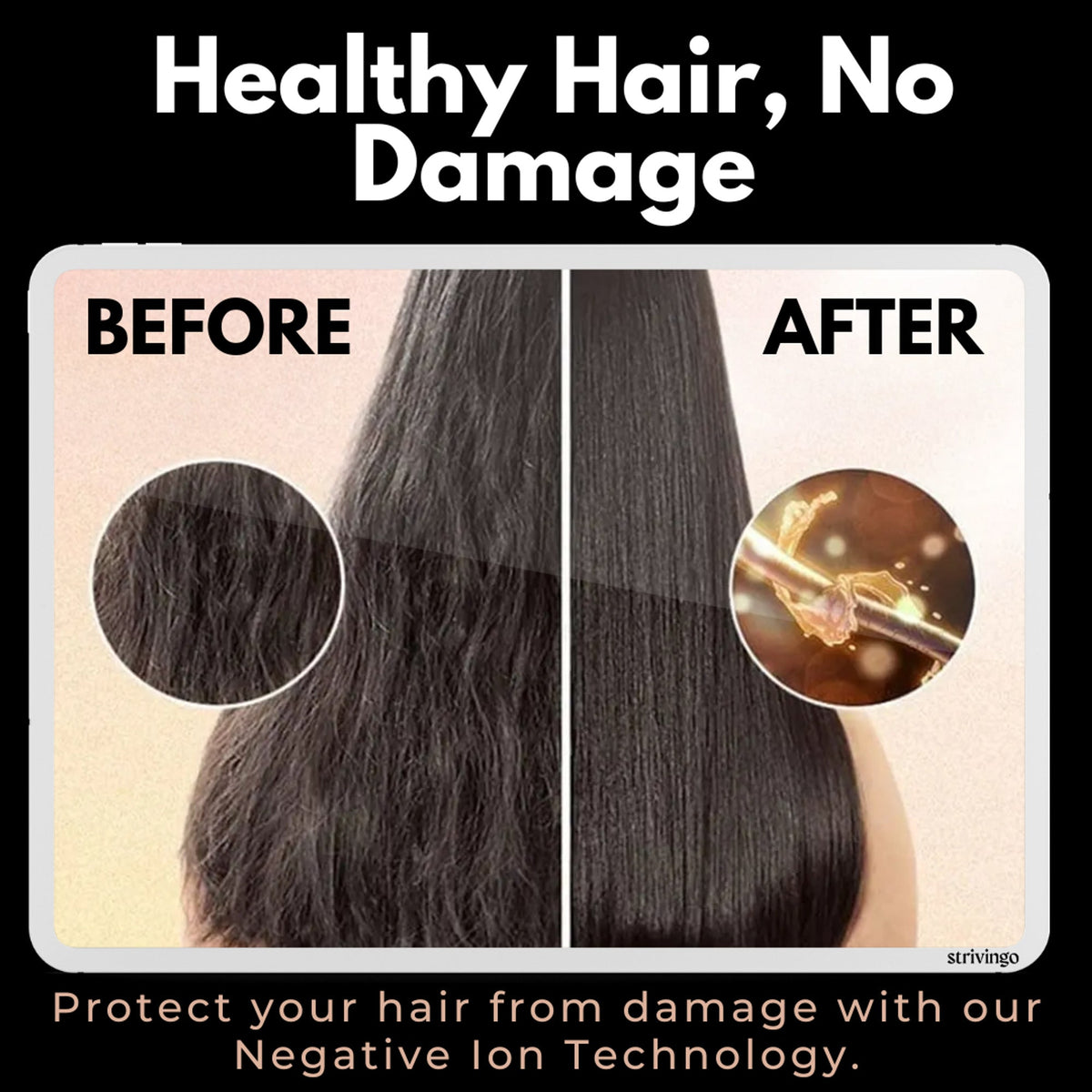 Hair Dryer Styler Rotating 2-In-1 Volumizing Brush System With 360° Rotation And Adjustable Directions Three Temperature Levels