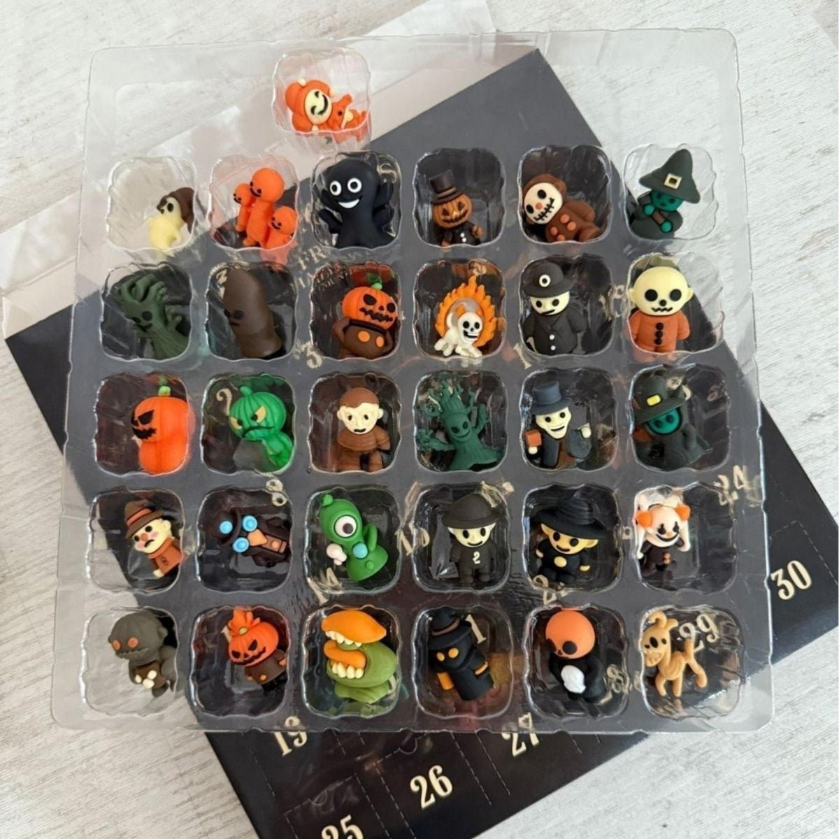Spooky Halloween Advent Calendar With Countdown Figurines