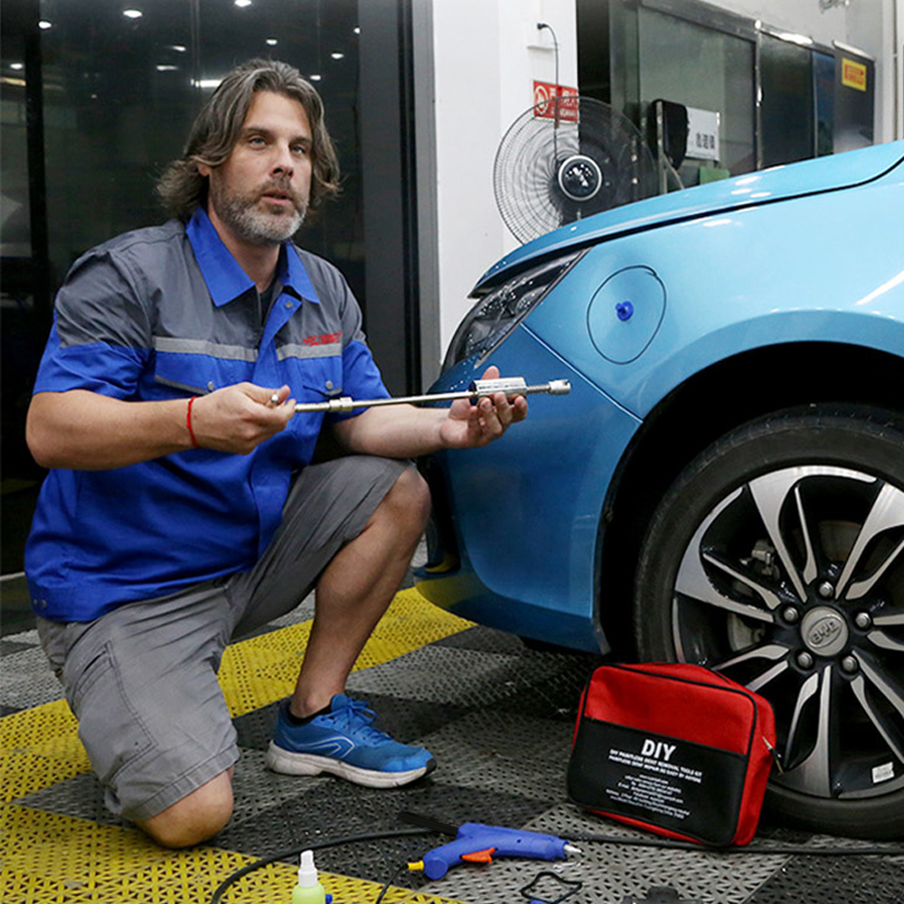 Kit de herramientas para la eliminación de abolladuras de coche fácil de bricolaje