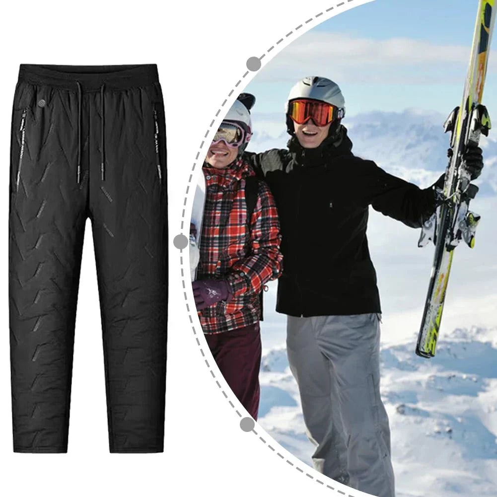 Battery-Powered Heated Pants with Sherpa Fleece Lining – Winter Golf, Hunting & Outdoor