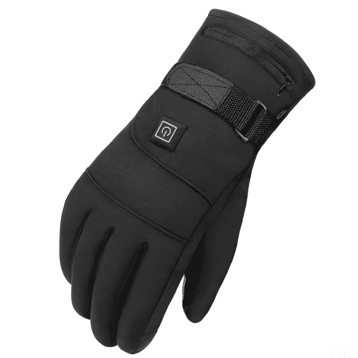 Battery-Powered Heated Gloves with 8-Hour Runtime & Waterproof Touchscreen Fingertips for Outdoor Work & Skiing