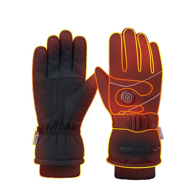 Battery-Powered Heating Gloves with Smart Touch Fingertips & 3 Temperature Settings