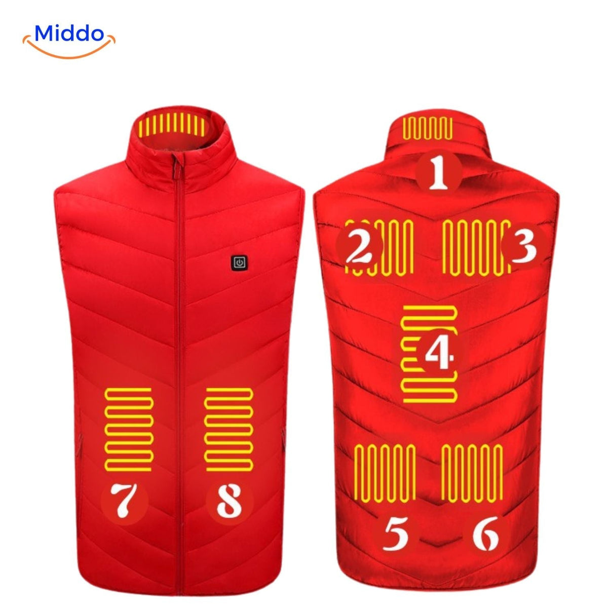 USB Heated Vest for Men – 3 Temperature Settings, Lightweight Insulated Warmth for Hiking & Outdoor Work