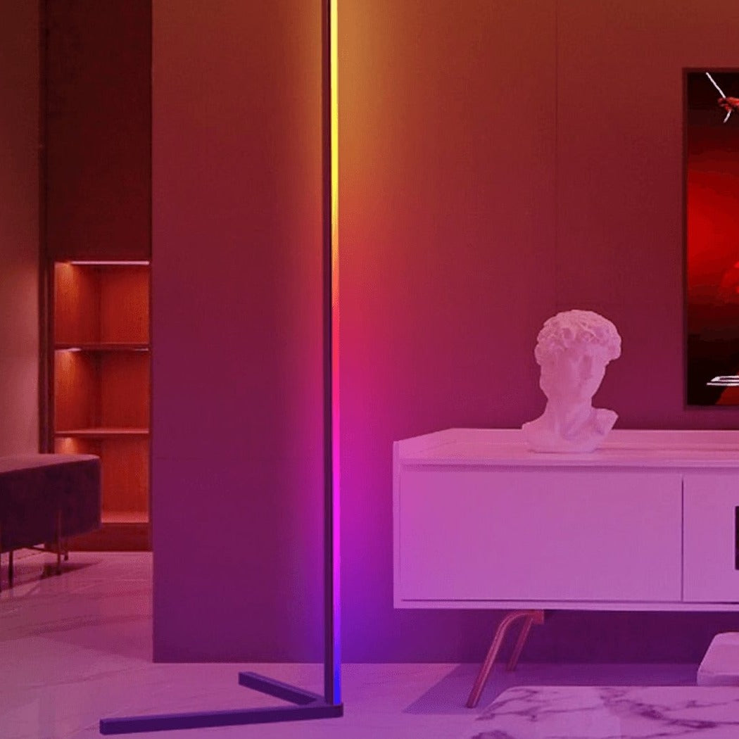 RGB Color-Changing LED Standing Lamp with Remote Control for Living Room and Bedroom Ambiance Lighting | Thomler