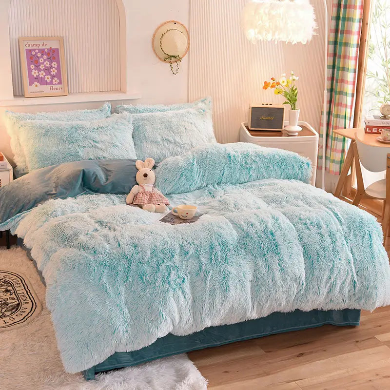 Ultra-Soft Sherpa Fleece Comforter Set – Plush Cloud-Like Warmth for Winter Nights