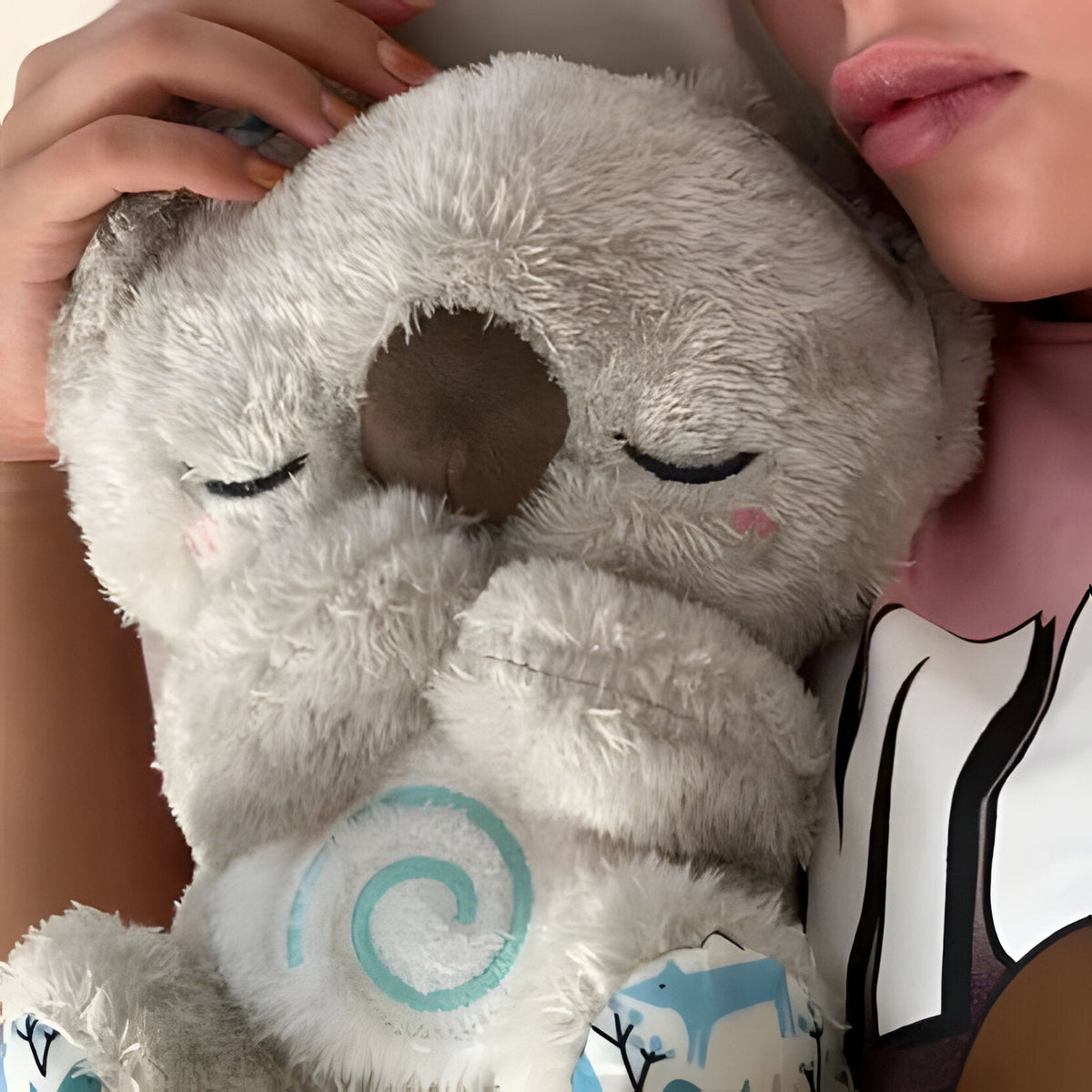 Pluche knuffel met ritmisch geluid