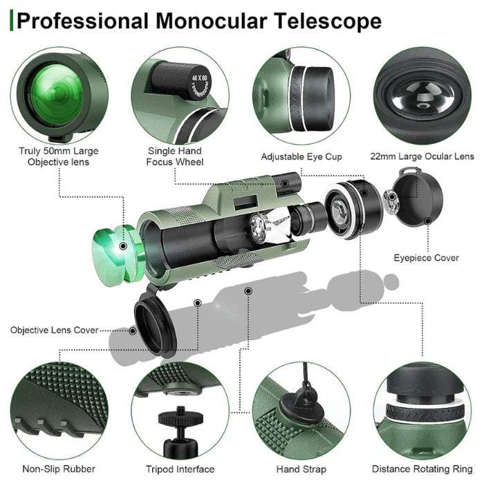 Compacte handmonoculair