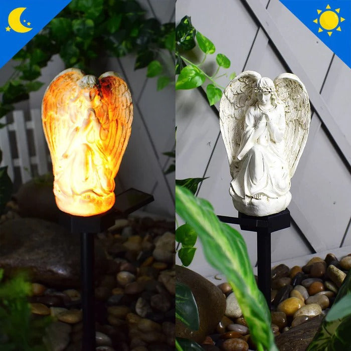 Solar tuinverlichting engel