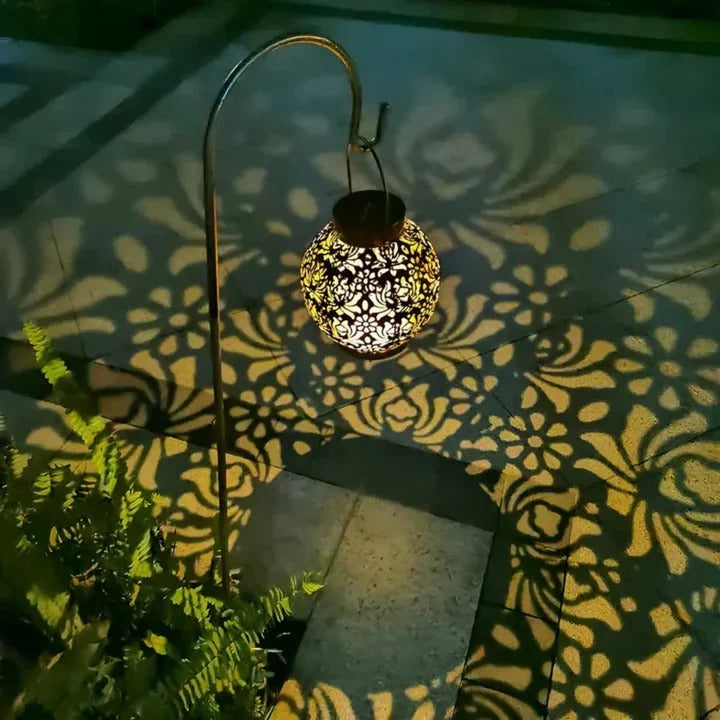 Solar-LED-Hängeleuchte mit Fernbedienung und verlängertem Kabel für Außenterrassen