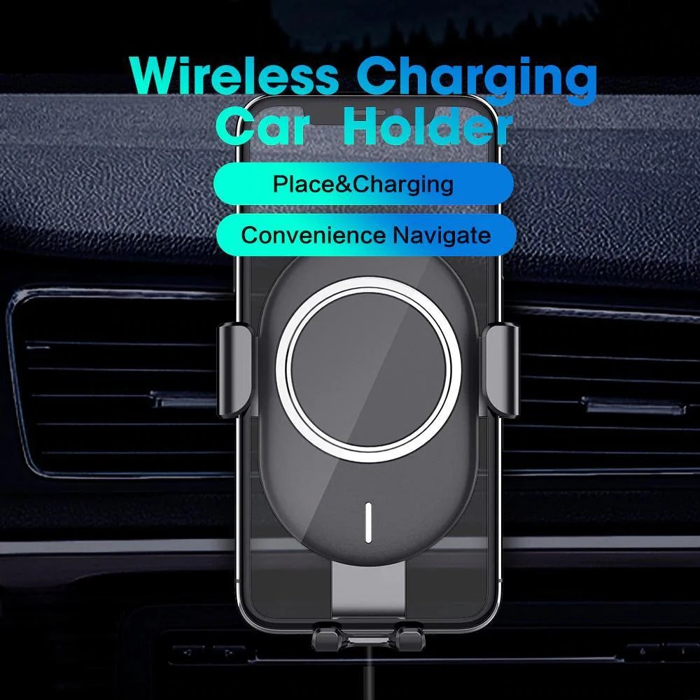 Cargador inalámbrico para coche con sujeción automática