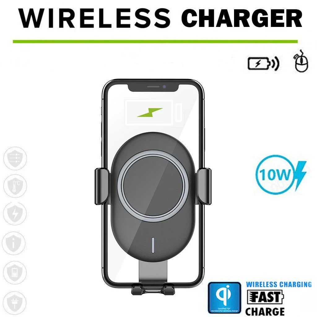 Cargador inalámbrico para coche con sujeción automática
