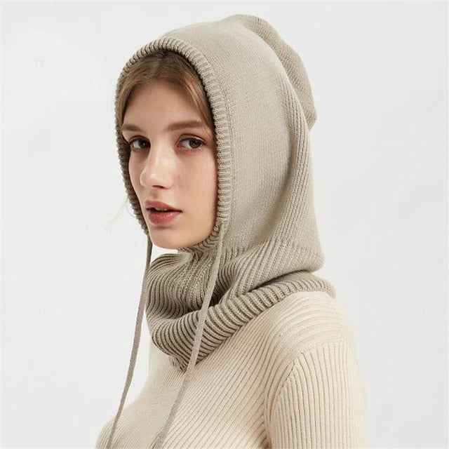 Winter Knit Cap in Soft Stretch Fabric – Warm Head Cover for Men & Women Cold Days Outdoors | Thomler