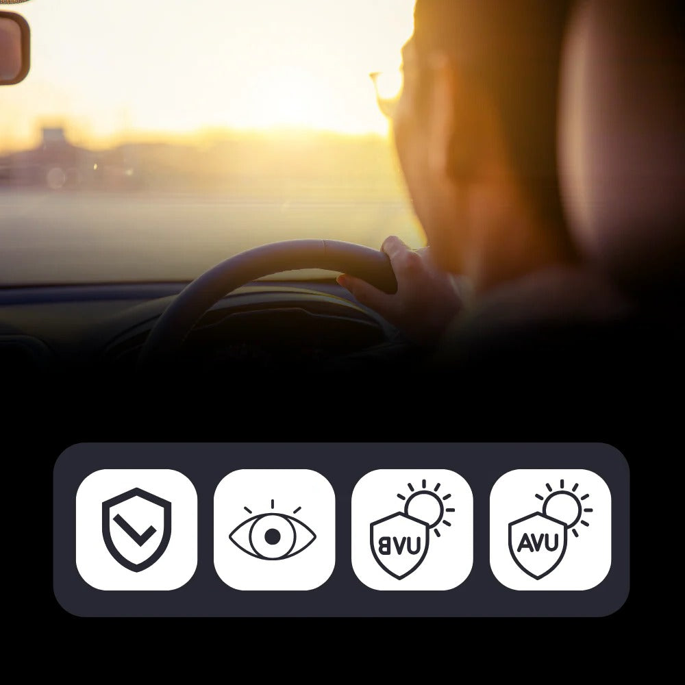 Dubbelzijdige zonneklepverlenger voor de auto