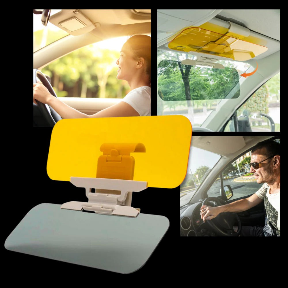 Dubbelzijdige zonneklepverlenger voor de auto