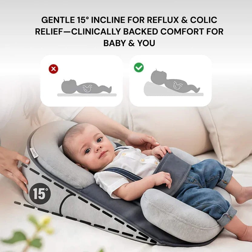 Keilkissen gegen Reflux für Säuglinge