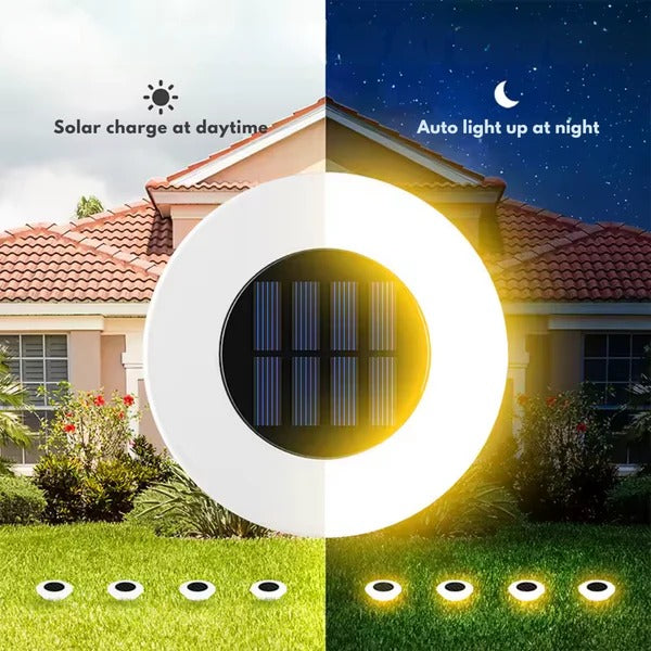 Luces solares exteriores a prueba de óxido