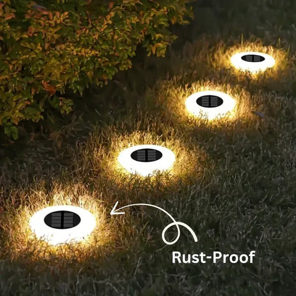 Luces solares exteriores a prueba de óxido