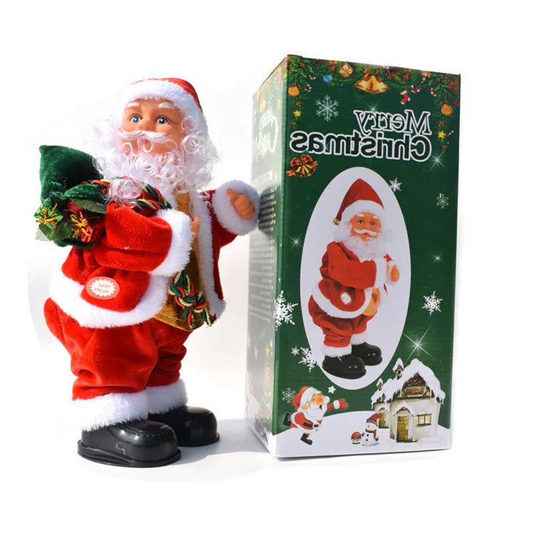 Klimmende Kerstman kerstdecoratie speelgoed