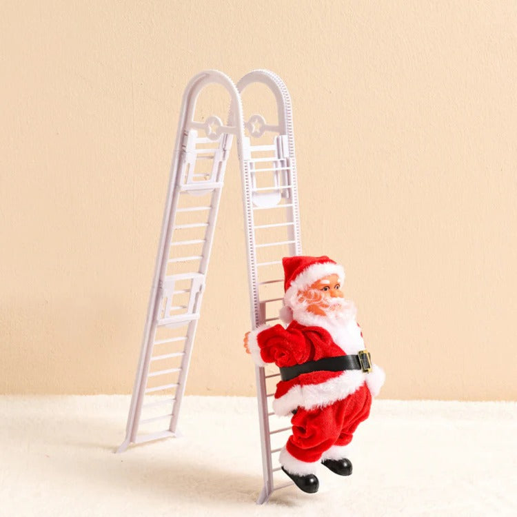 Klimmende Kerstman kerstdecoratie speelgoed