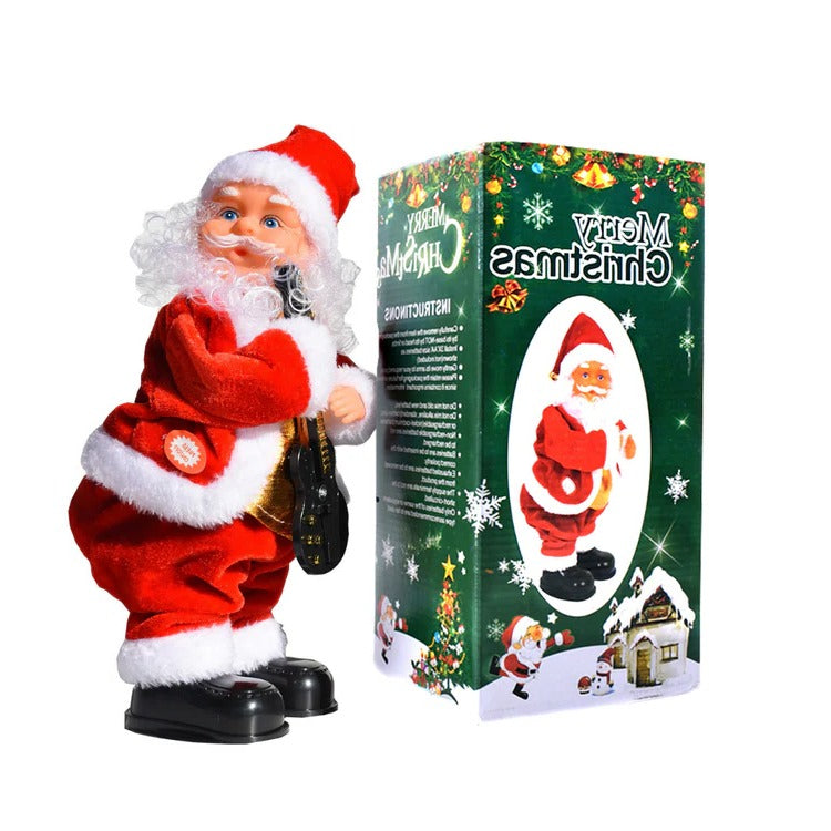 Klimmende Kerstman kerstdecoratie speelgoed
