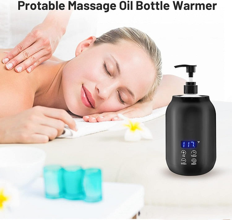 Massageolieverwarmer
