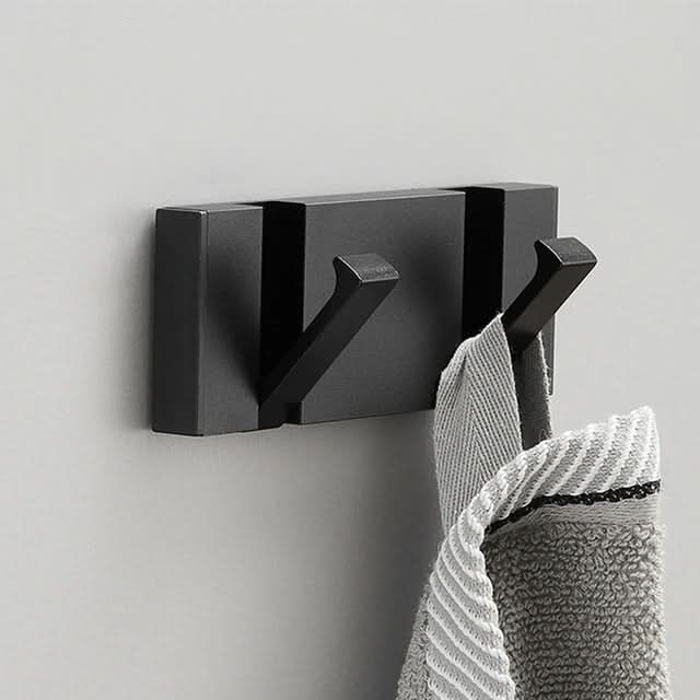 Opklapbare aluminium organizerhanger voor hal, slaapkamer, keuken, kledingkast, uitschuifbaar ophangsysteem met meerdere posities voor kleding, linnengoed, accessoires | Thomler