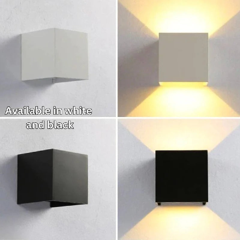 Magnetische Wandleuchte mit wiederaufladbarem Akku und einstellbarer Helligkeit