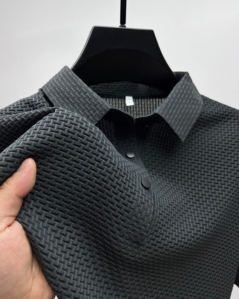 Herren-Mesh-Poloshirt