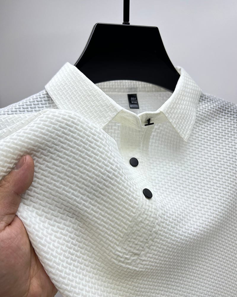 Herren-Mesh-Poloshirt