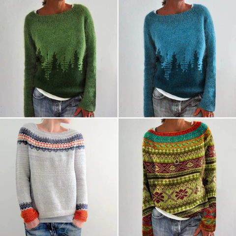 Dames retro trui