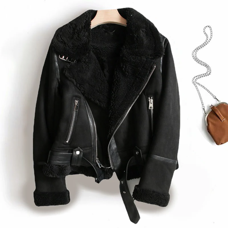 Lederjacke im Edge-Stil