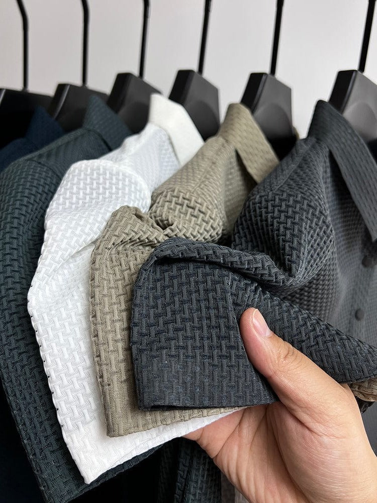Herren-Mesh-Poloshirt
