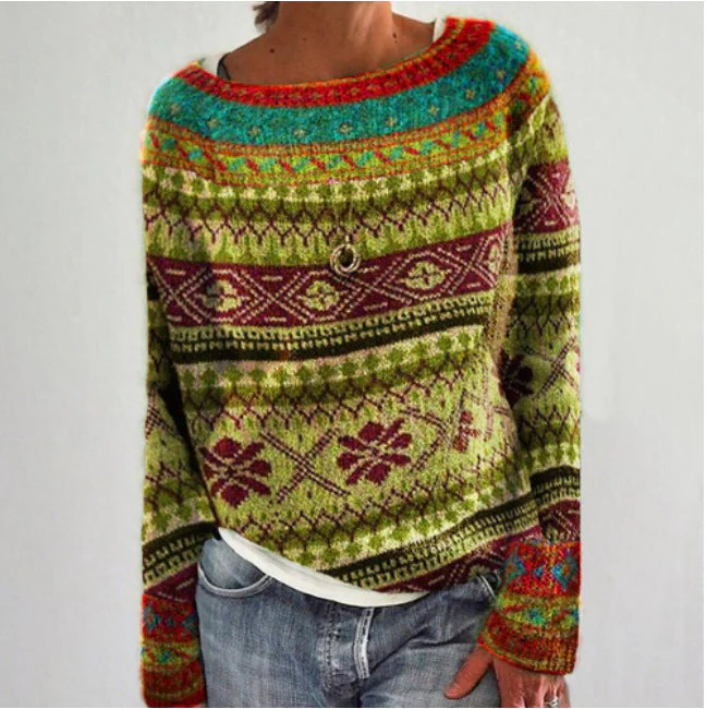 Dames retro trui