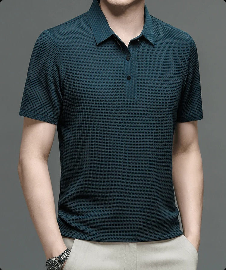 Herren-Mesh-Poloshirt