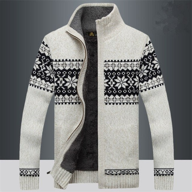 Warme fleece winterjassen voor heren
