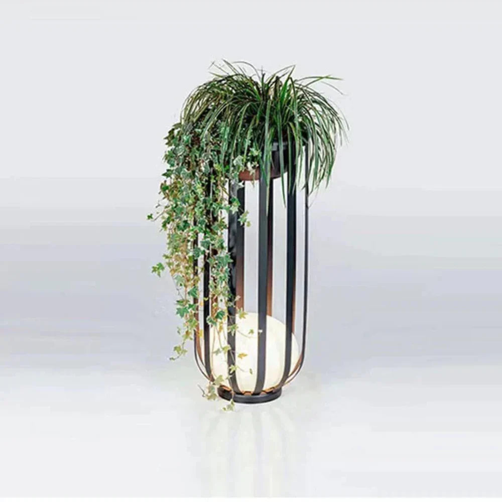 Solar tuinverlichting op een staak met bloemdesign voor paden en terrassen, 56 cm of 94 cm aluminium led-accentverlichting voor tuinlandschap, buitenloopbrug | Thomler