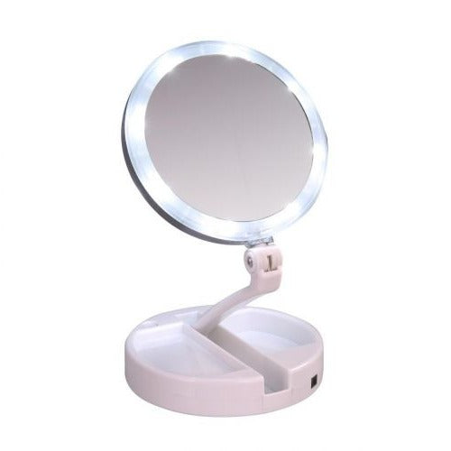Opvouwbare led-make-upspiegel