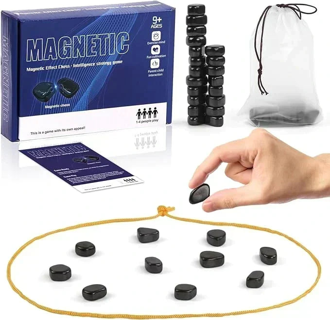Magnetisches Strategiespiel für Kinder – Fördert Konzentration & Feinmotorik – Bildschirmfreier Familienspaß