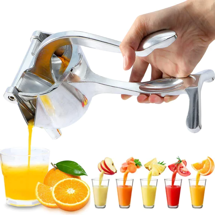 Manual Citrus Press – Portable Hand-Crank Juicer for Lemons, Limes, Oranges – Fresh Juice Extractor for Home, Travel & Outdoor Use